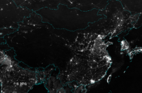 China Lights Up – Beautiful ‘China Urbanization’ Night Maps